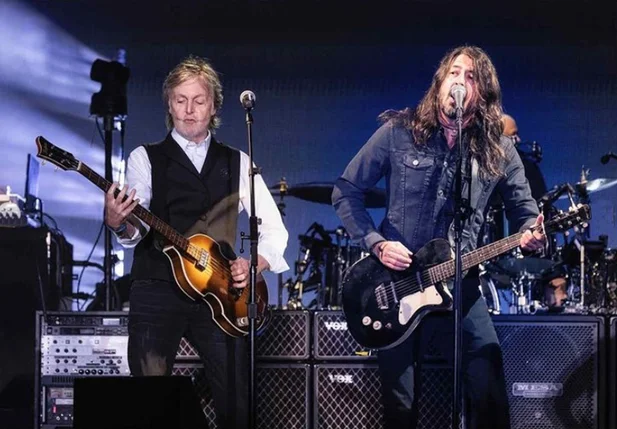 Paul McCartney e Dave Grohl
