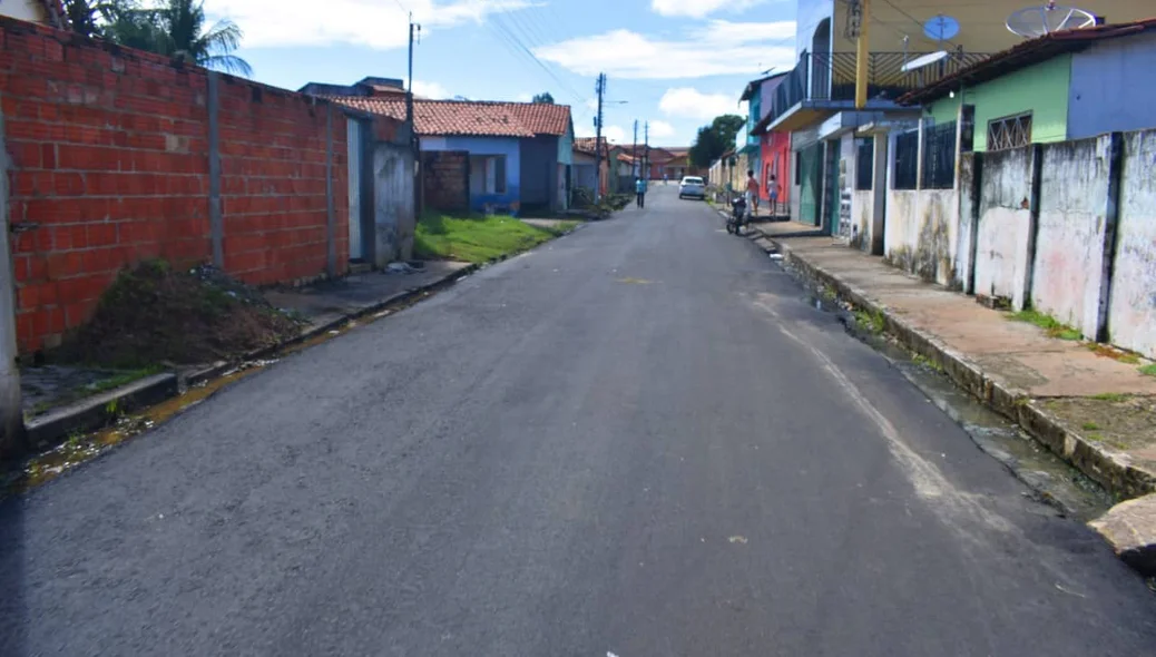 Pavimentação segue avançando