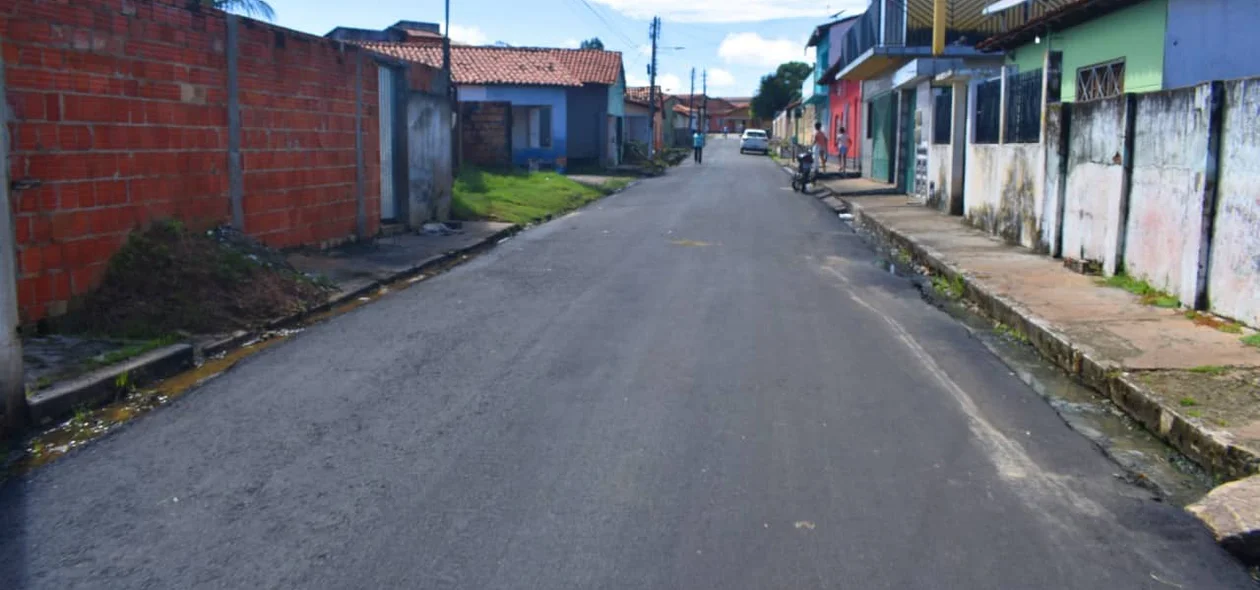 Pavimentação segue avançando