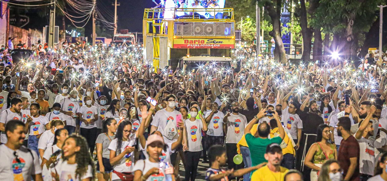 Percurso foi animado pela banda Melhor de Três