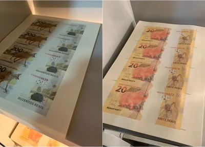 Polícia Federal desmontou fábrica de dinheiro falso
