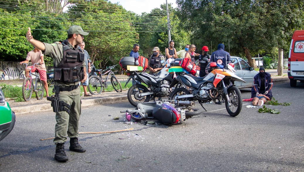 Polícia Militar esteve no local