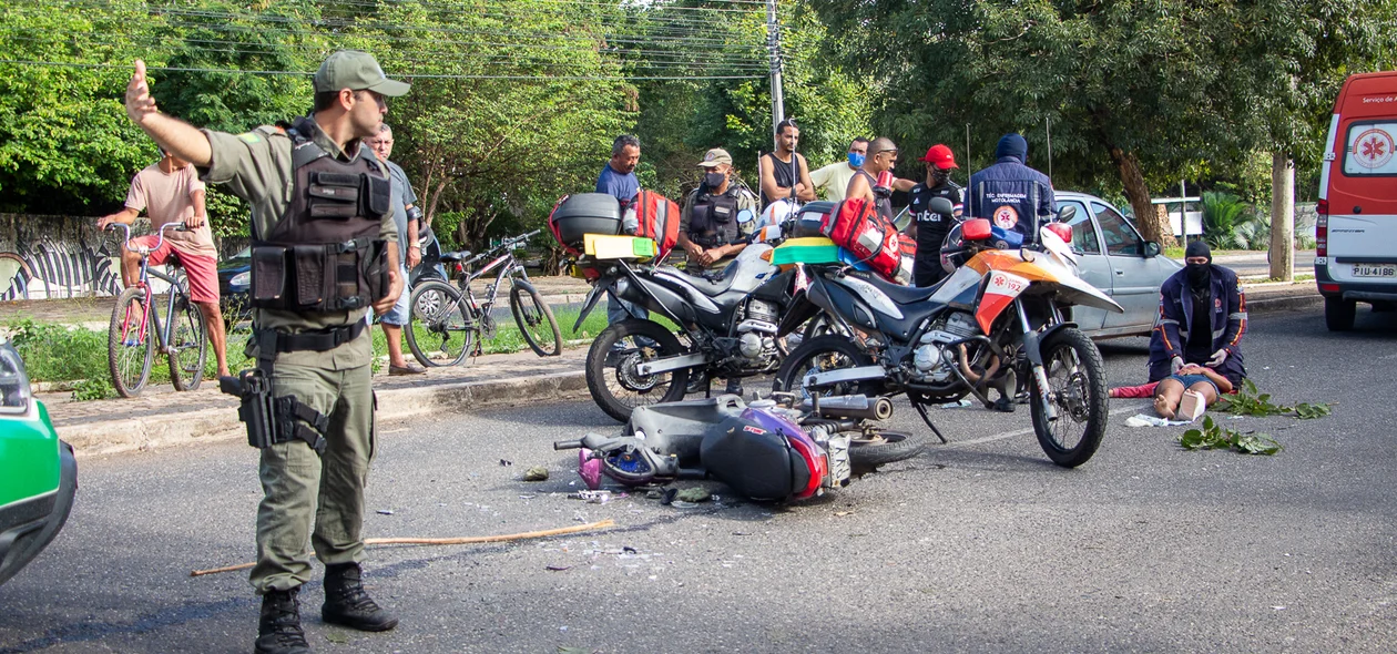Polícia Militar esteve no local
