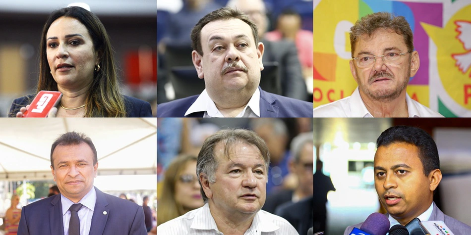 Pré-candidatos a deputado federal que aparecem na pesquisa do Instituto GP1