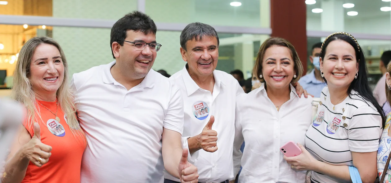 Pré-candidatos com lideranças