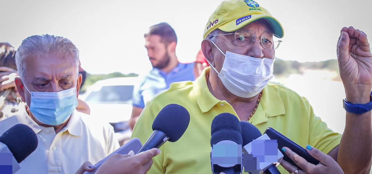 Prefeito de Teresina, Dr. Pessoa visita obra da Via Sul