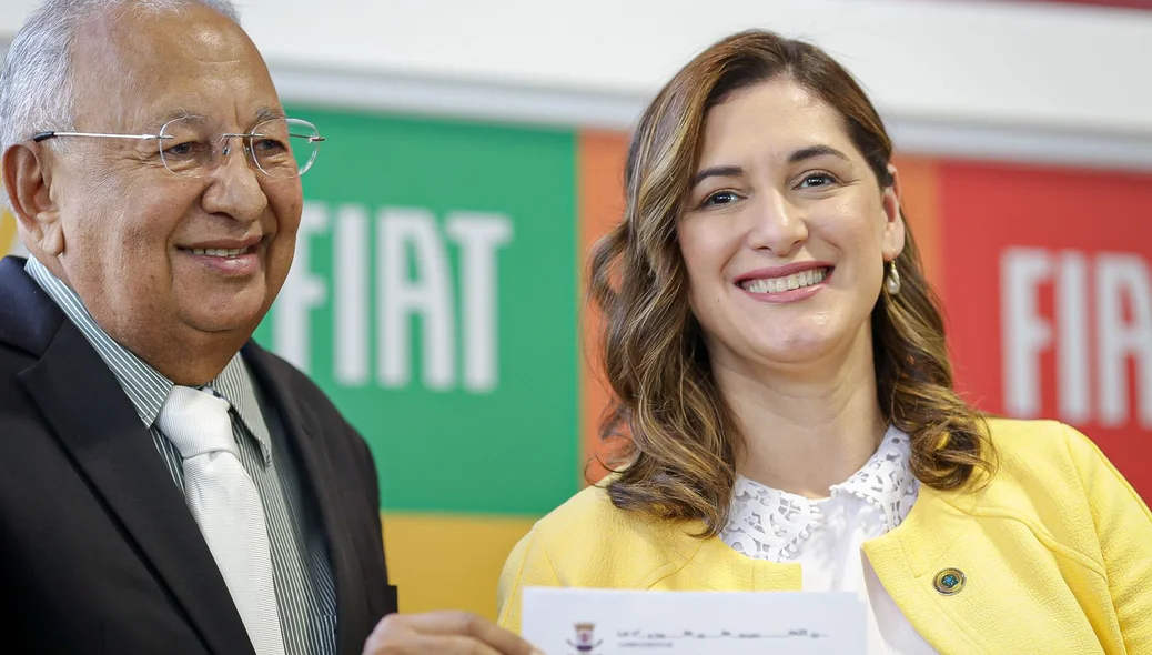 Prefeito Dr. Pessoa e Ministra Cristiane Britto
