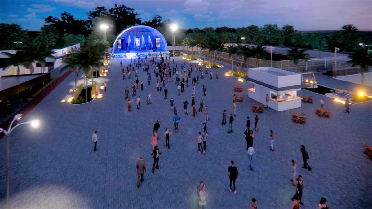 Prefeito Júnior Percy lança Pedra Fundamental do Complexo Esportivo Cultural de Buriti dos Lopes