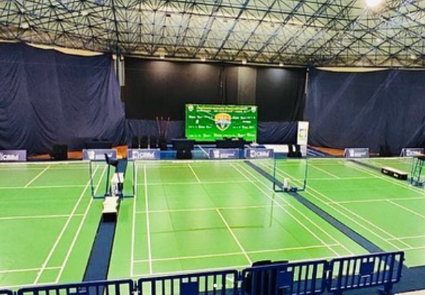 Quadras do 3° Circuito Nacional de Badminton
