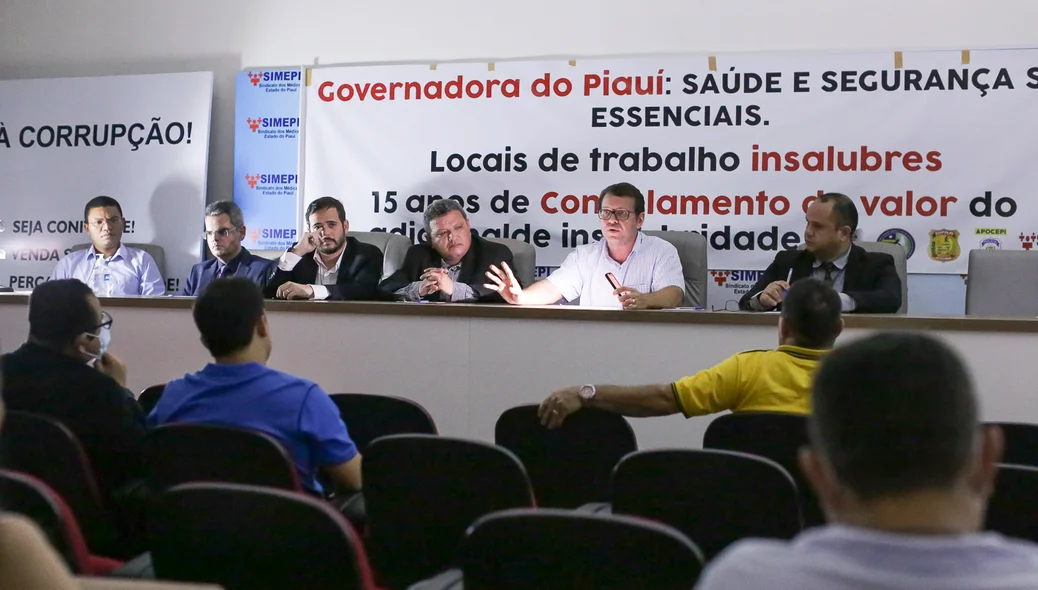 Reunião aconteceu no sindicado os médicos em Teresina