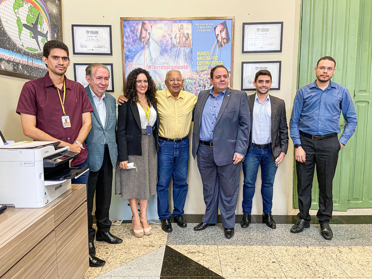 Reunião contou com a presença de da equipe de setor público do Banco do Brasil e dos gestores da prefeitura.