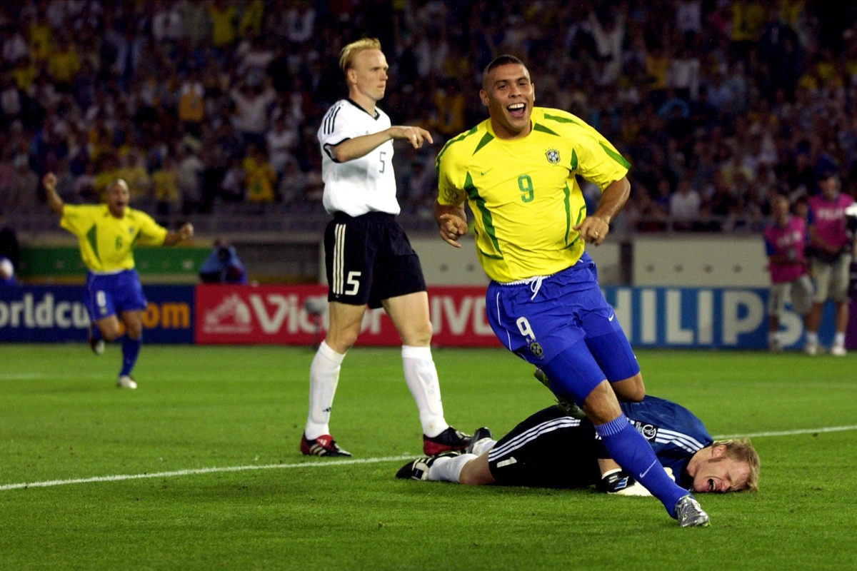 Ronaldo marcou os dois gols que deram o título mundial ao Brasil