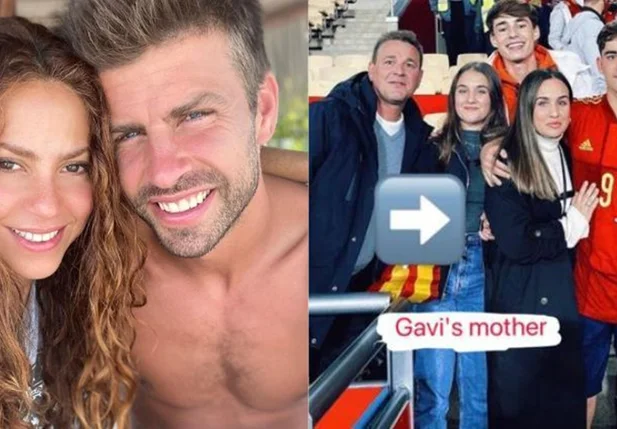 Shakira e Piqué, e a mulher apontada como pivô da separação