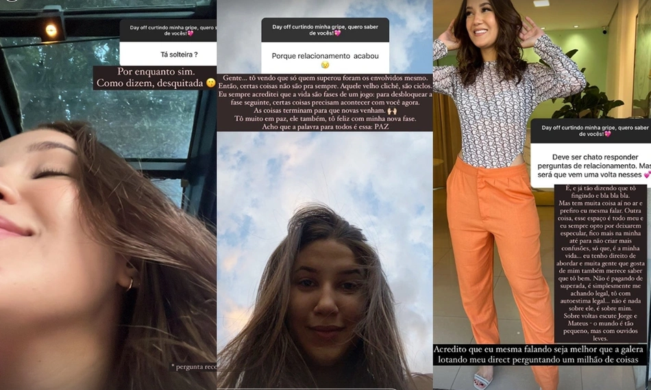 Stories no Instagram de Iana Peres