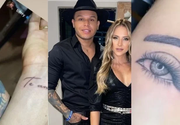 Tatuagens de Tierry e Gabi Martins