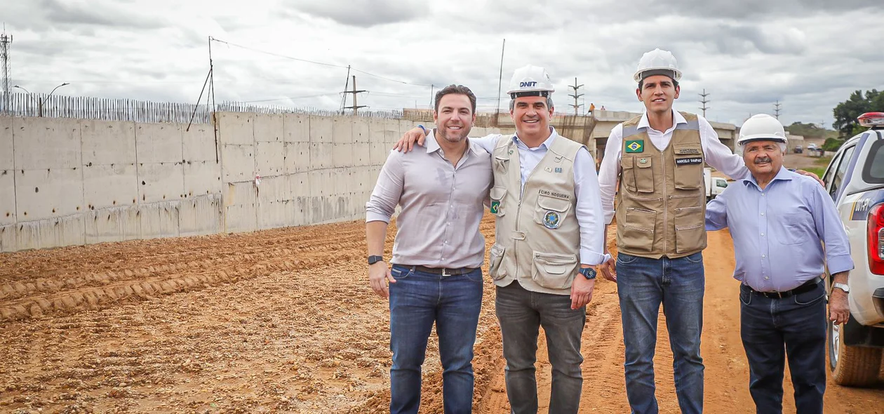 Visita à obra do viaduto do Mercado do Peixe