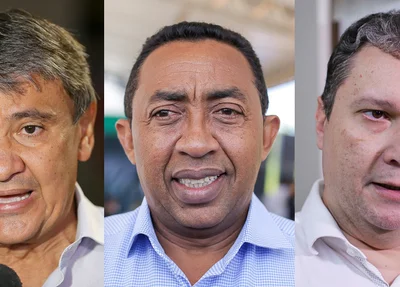 Wellington Dias, Joel Rodrigues e Fábio Sérvio