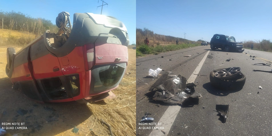 Acidente na BR 135 em Colônia do Gurguéia