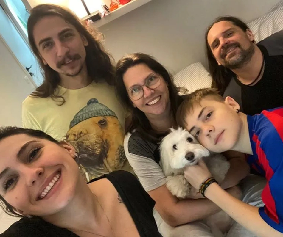 Andreas, Patrícia e os filhos