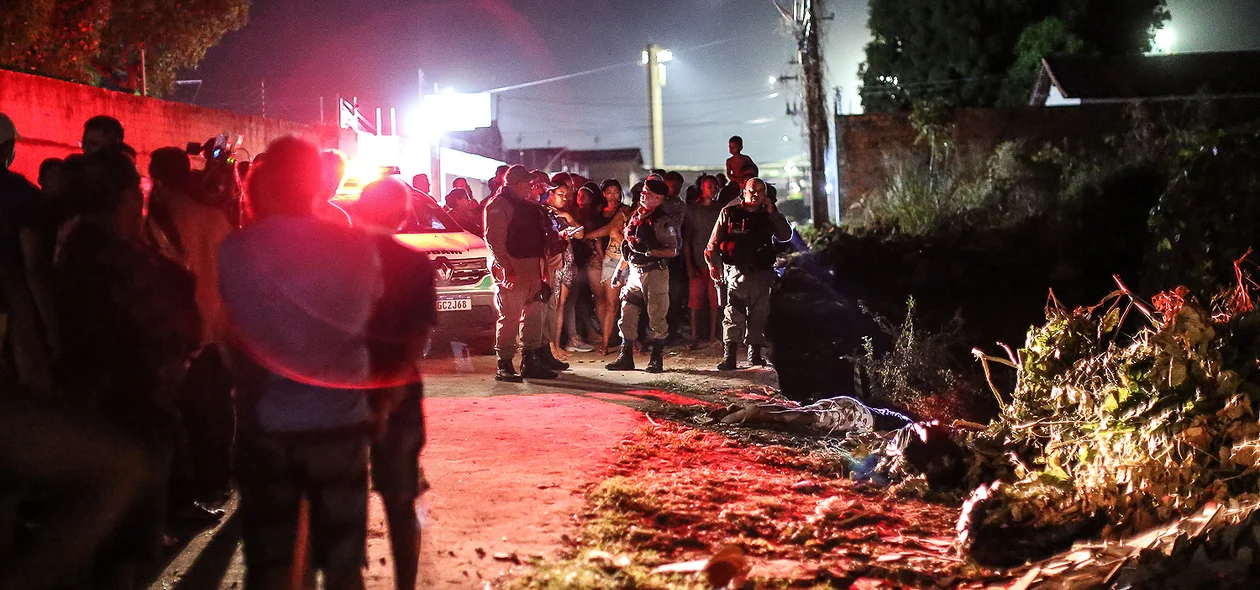 Assaltante é morto a tiros