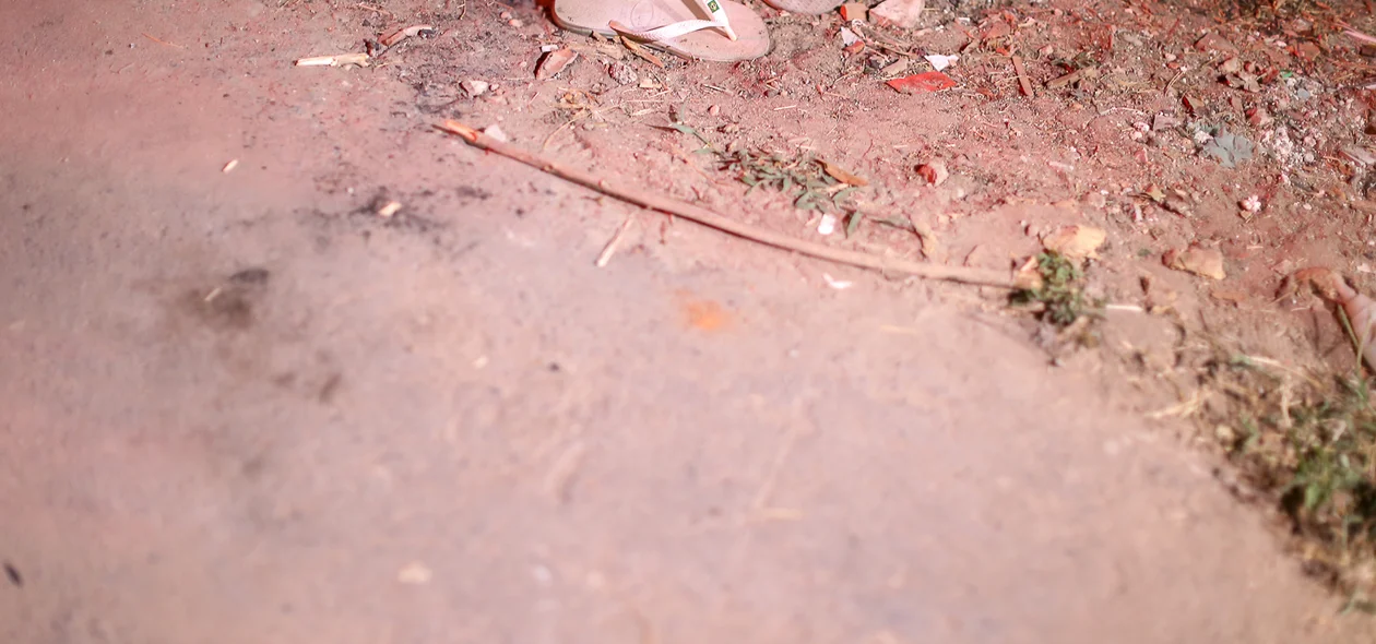 Assaltante foi morto em terreno baldio