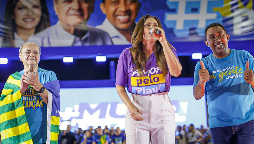 Candidatos da chapa majoritária da Oposição