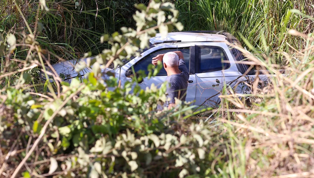 Carro envolvido no acidente