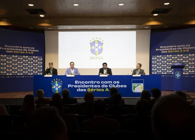 CBF recebe presidentes dos clubes das Séries A e B para debater arbitragem
