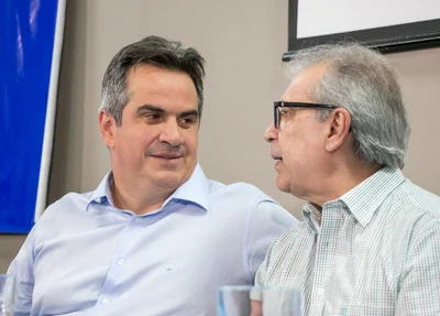 Ciro Nogueira ao lado de João Vicente Claudino