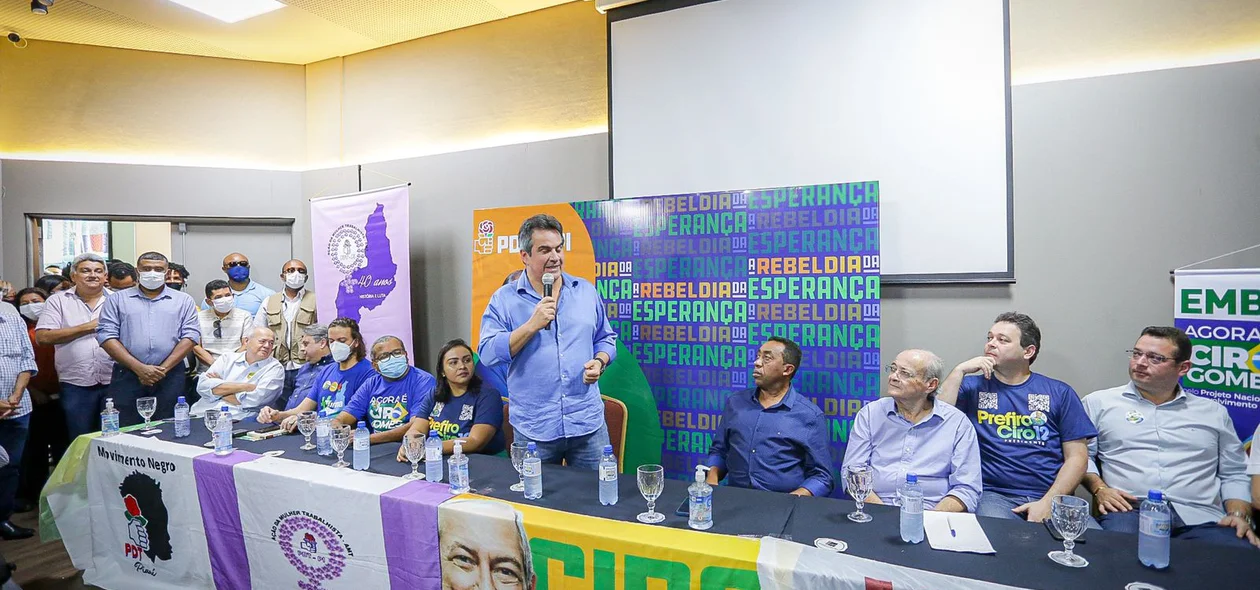 Ciro Nogueira no evento do PDT