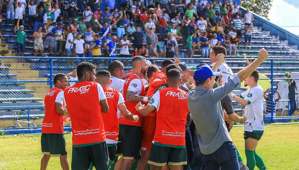 Comemoração dos jogadores