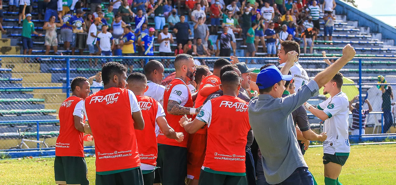 Comemoração dos jogadores
