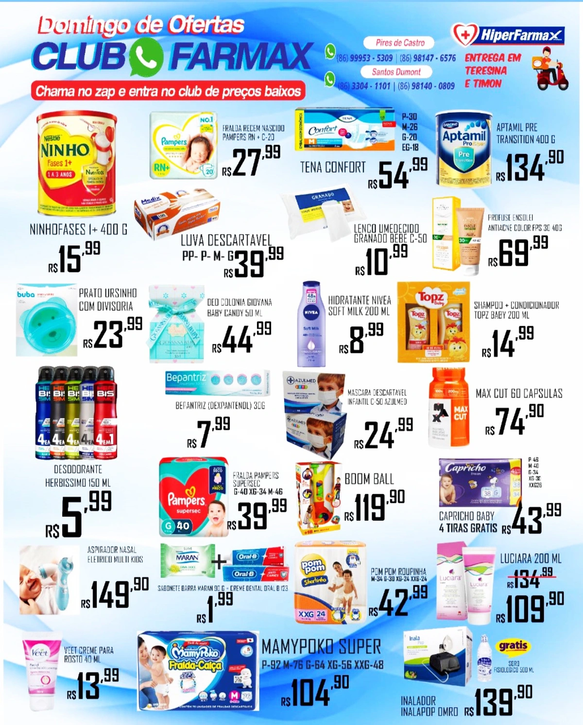 Confira as ofertas do Farmaxdelivery deste domingo