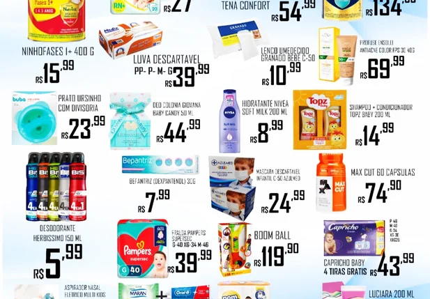 Confira as ofertas do Farmaxdelivery deste domingo