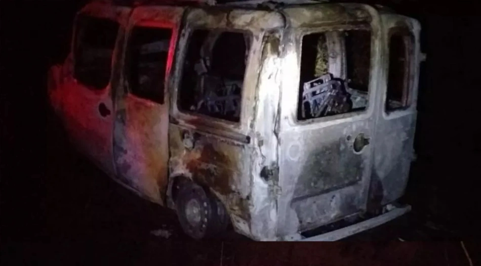 Doblo pegou fogo