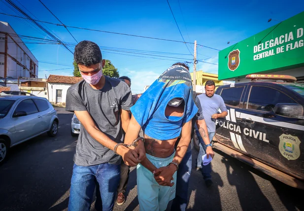 Dupla foi conduzida para a Central de Flagrantes de Teresina