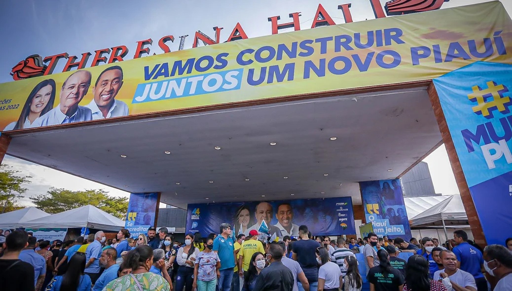Entrada do evento na zona Leste de Teresina