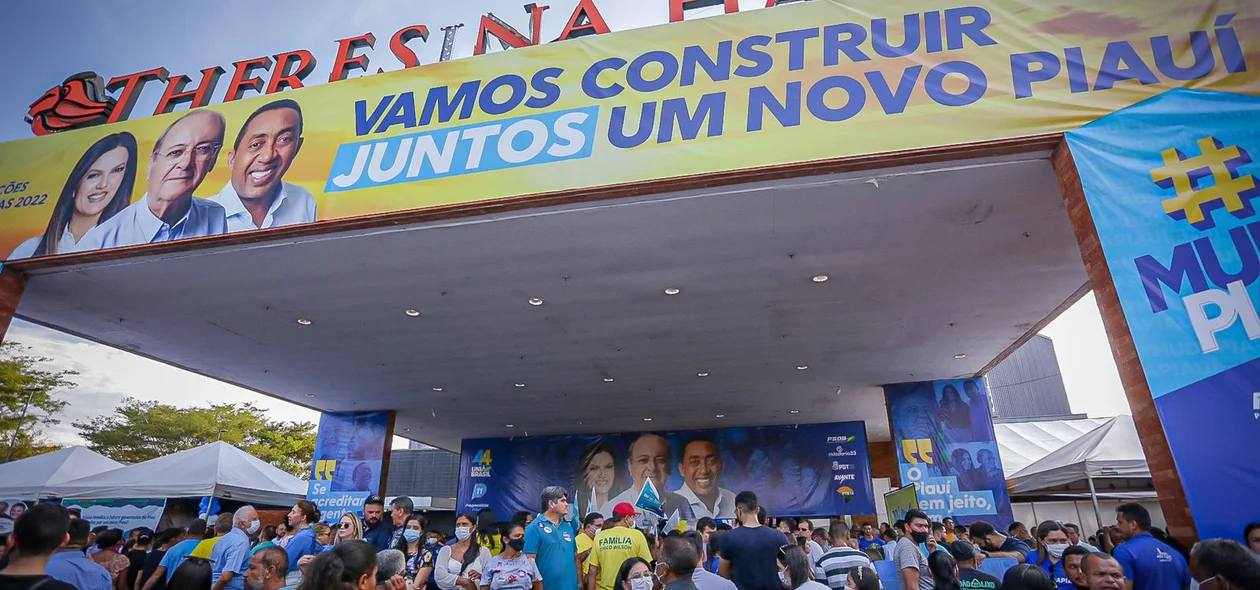 Entrada do evento na zona Leste de Teresina