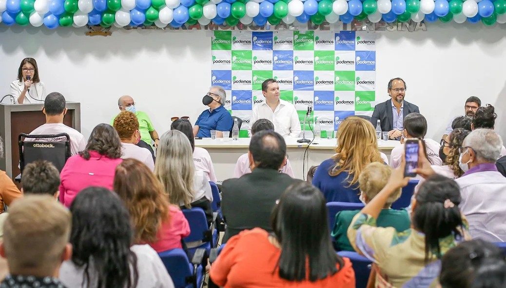 Evento do Podemos ocorreu no Plenarinho da Câmara de Vereadores de Teresina