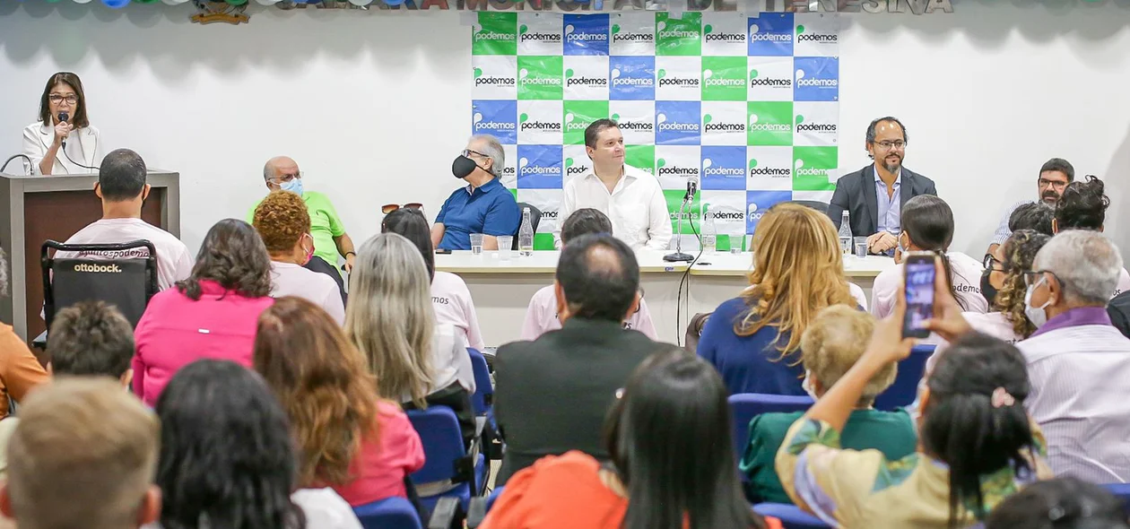 Evento do Podemos ocorreu no Plenarinho da Câmara de Vereadores de Teresina