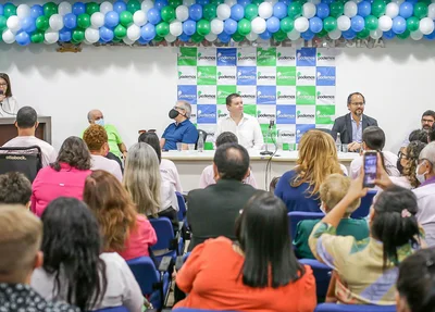 Evento do Podemos ocorreu no Plenarinho da Câmara de Vereadores de Teresina