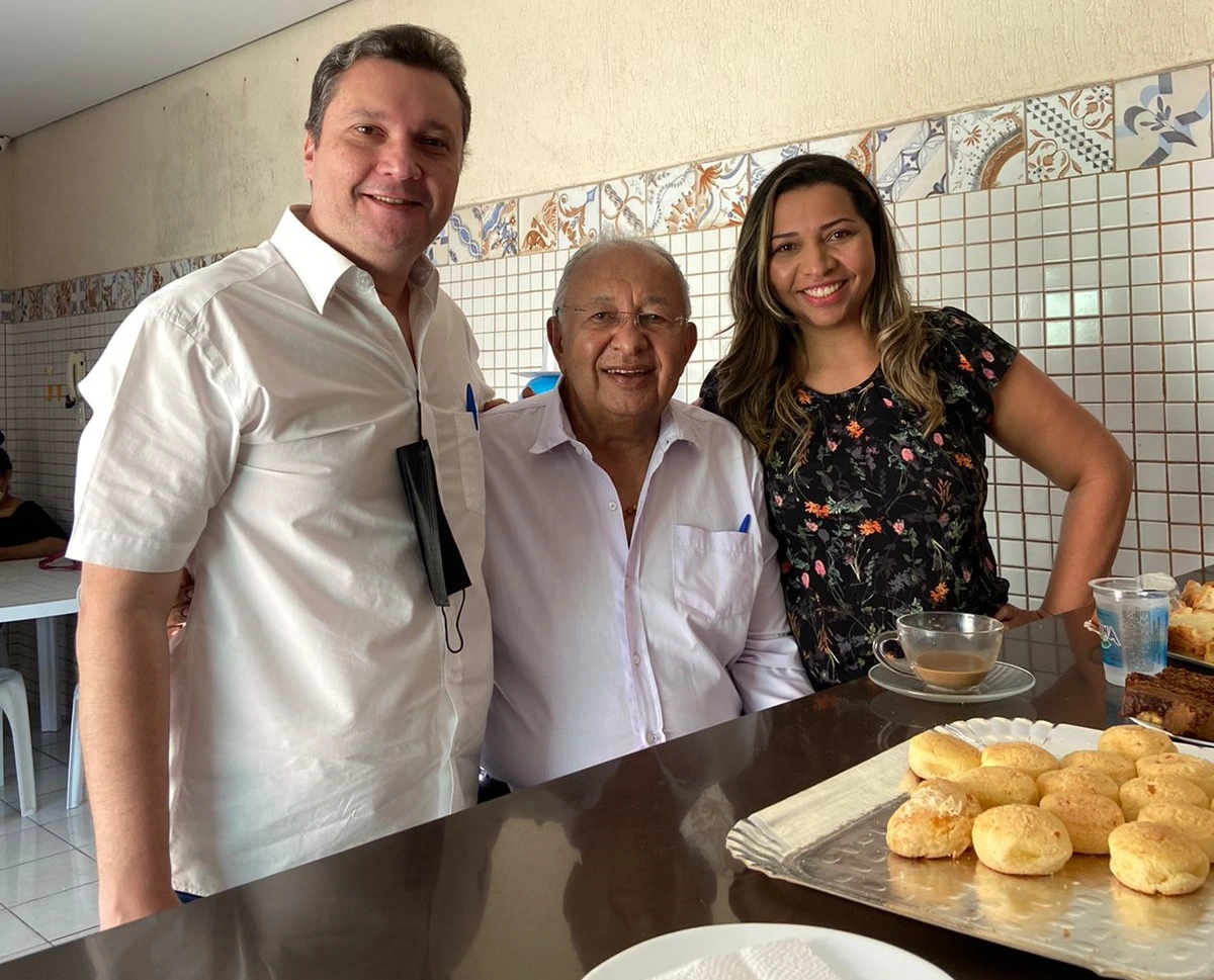 Fábio Sérvio ao lado de Dr. Pessoa