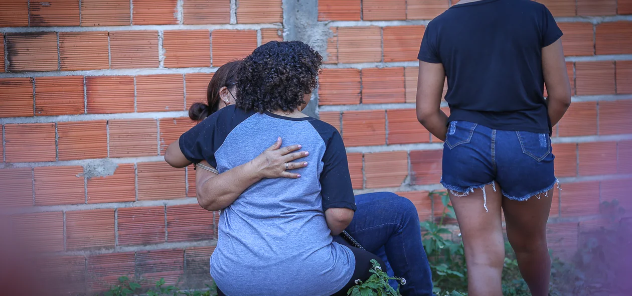 Familiares da vítima