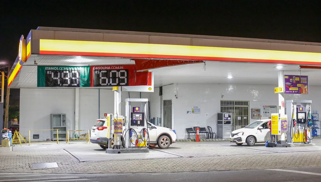 Gasolina a R$ 6,09 em Teresina