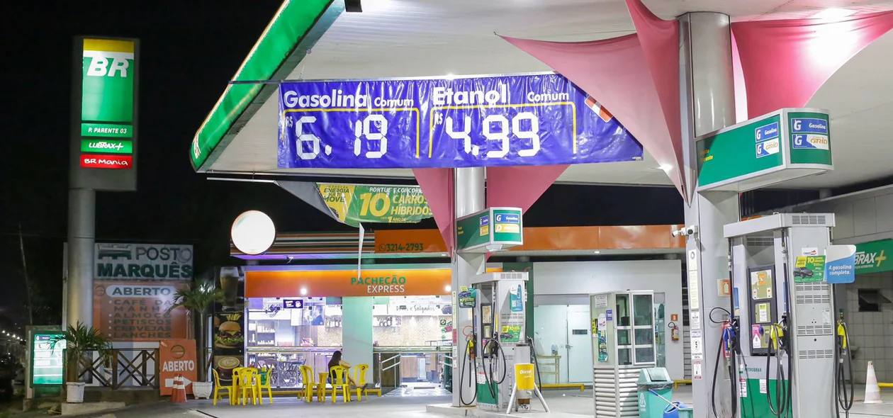 Gasolina a R$ 6,19 em posto no Marques em Teresina