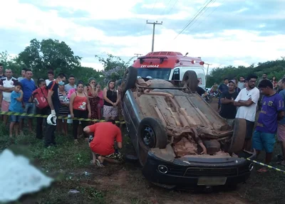 Homem de 50 anos morre após veículo capotar na PI 211 em Cocal