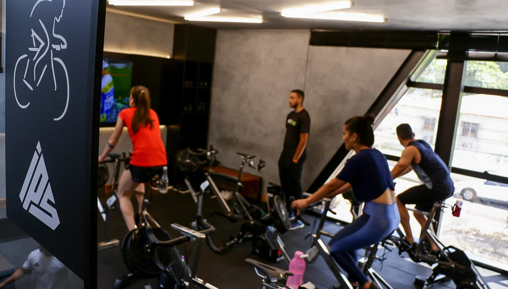 Instituto conta com simulador de ciclismo real