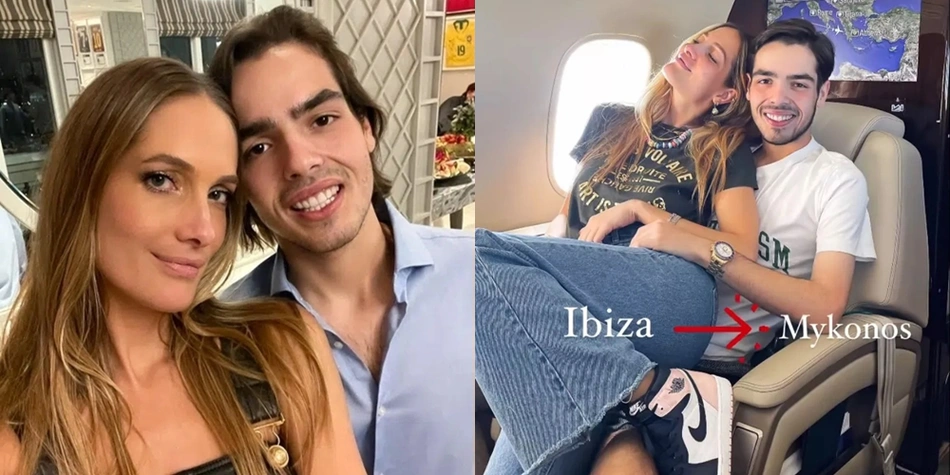 João Guilherme Silva e a modelo piauiense Schynaider Moura