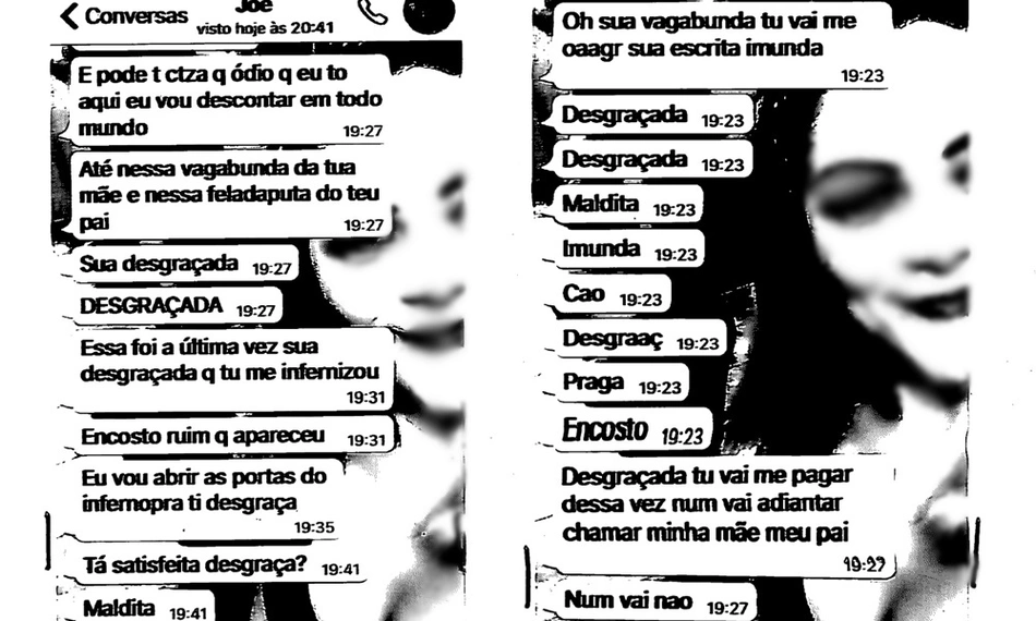Joe Natur ameaçou ex-namorada