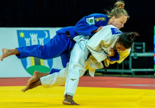 Ketleyn Quadros ficou com a medalha de bronze no Grand Prix de judô de Zagreb